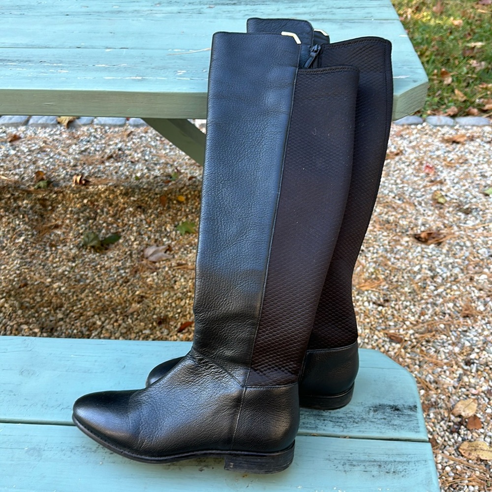 Cole Haan black over the knee boots